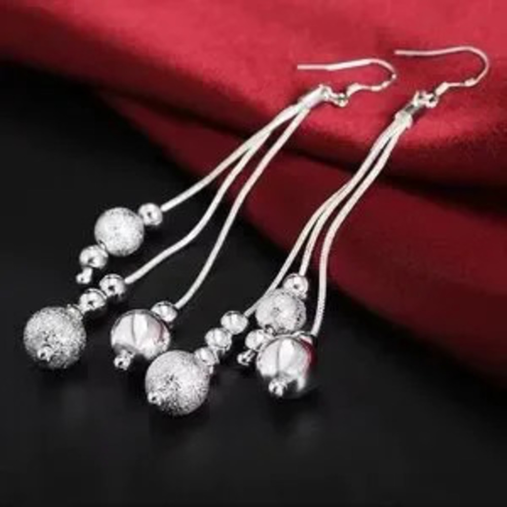 Elegant Silver Dangle Earrings